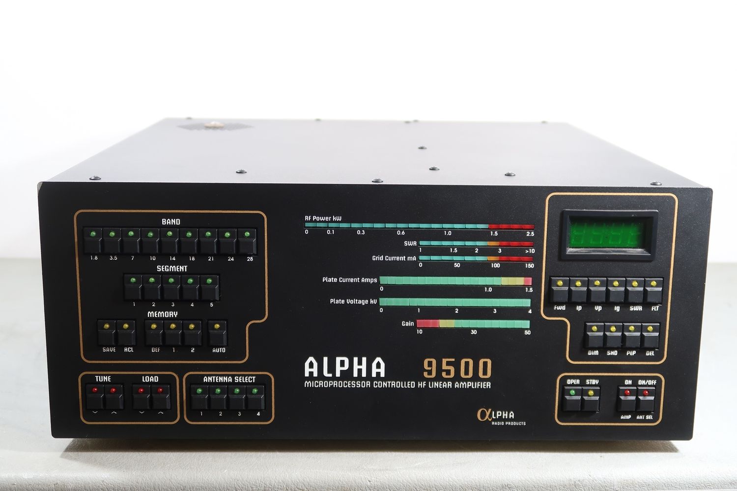 U19195 Used Alpha 9500 Microprocessor Controlled HF Linear Amplifier