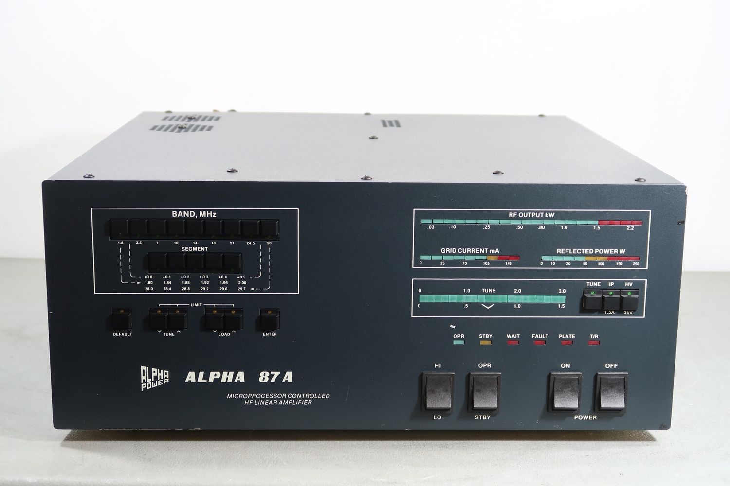 U19194 Used Alpha 87A Microprocessor Controlled HF Linear Amplifier