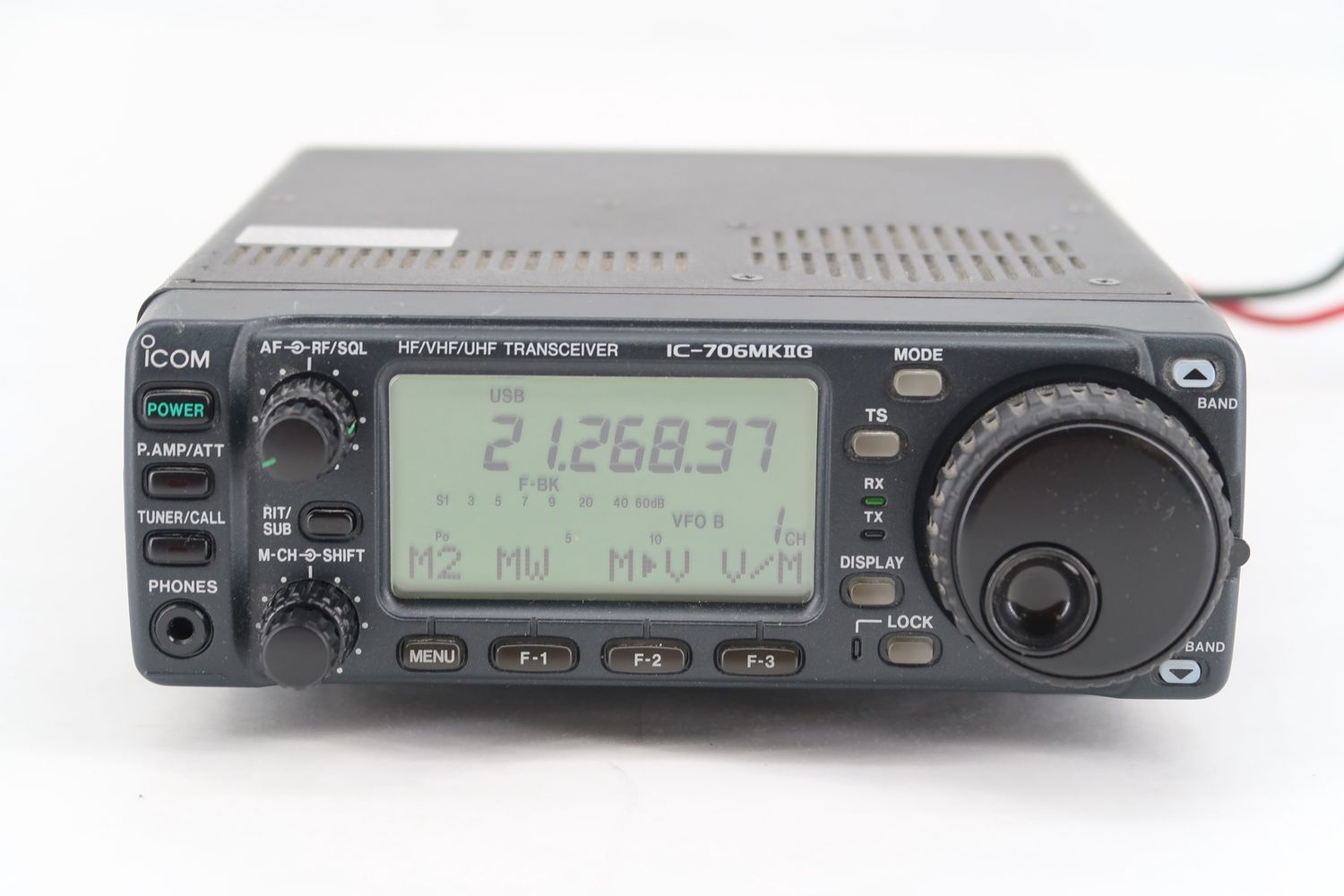 U19212 Used ICOM IC-706MKIIG HF/VHF/UHF All-Mode Transceiver