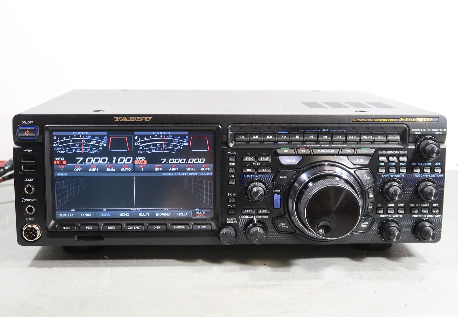U19225 Used Yaesu FTDX101D HF/50MHz Transceiver