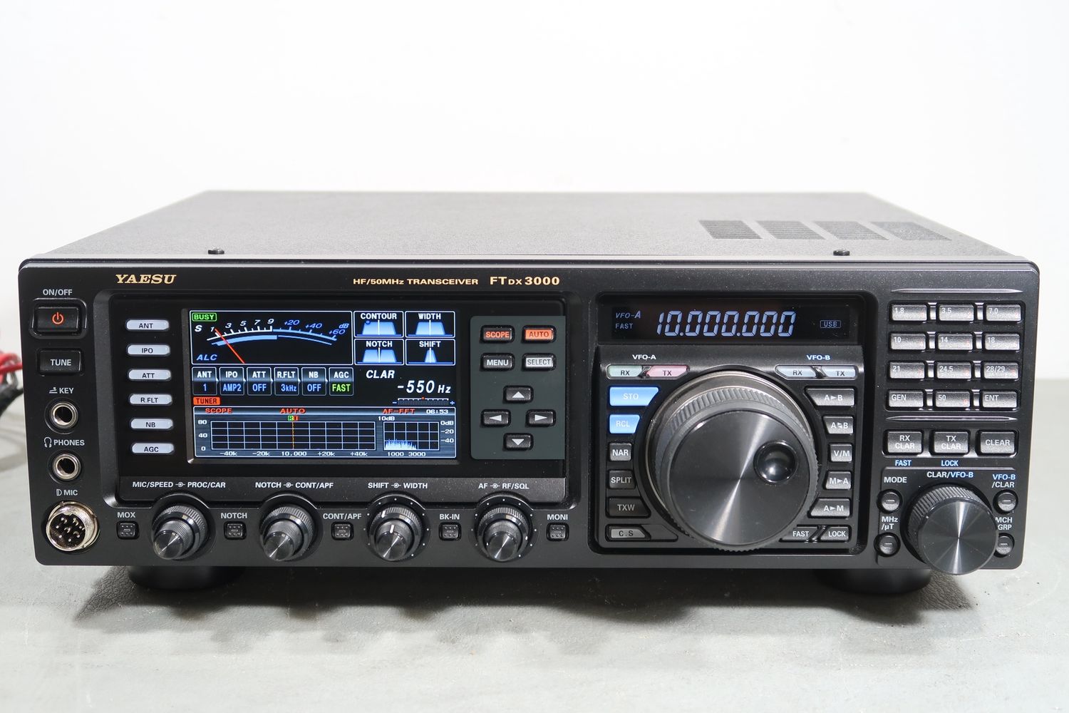 U19231 Used Yaesu FTDX-3000 HF/50MHz Transceiver w/ Extras