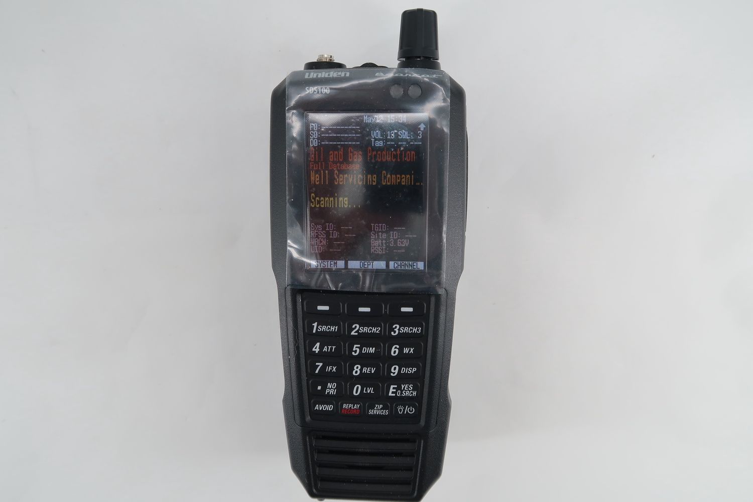 U19239 Used Uniden SDS100 Handheld Scanner
