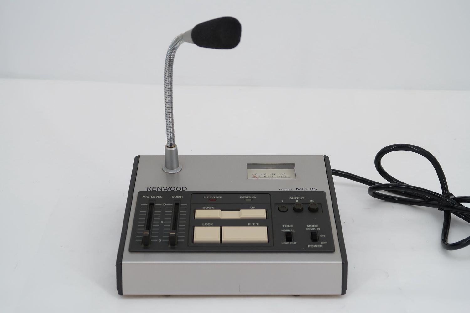 U19263 Used Kenwood MC-85 Desktop Communications Microphone