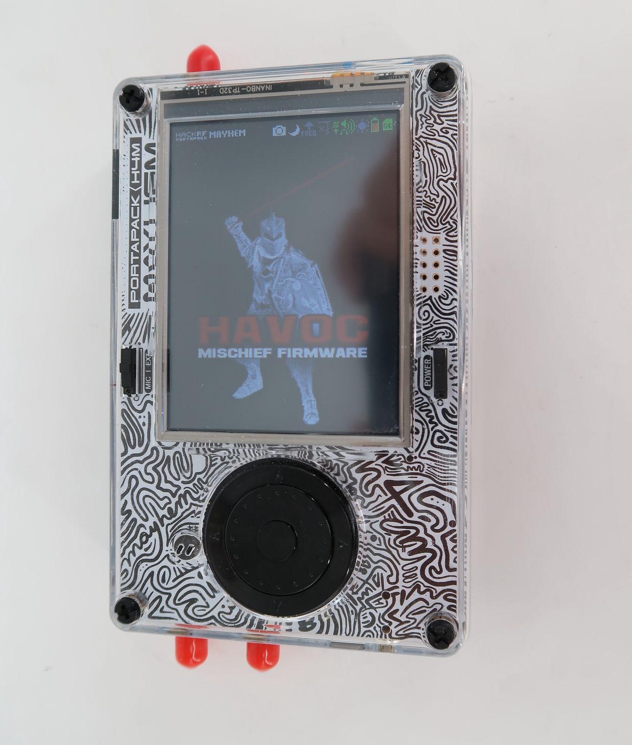 U19333 Used H4M Portapack Mayhem HackRF SDR Multitool w/ Extras