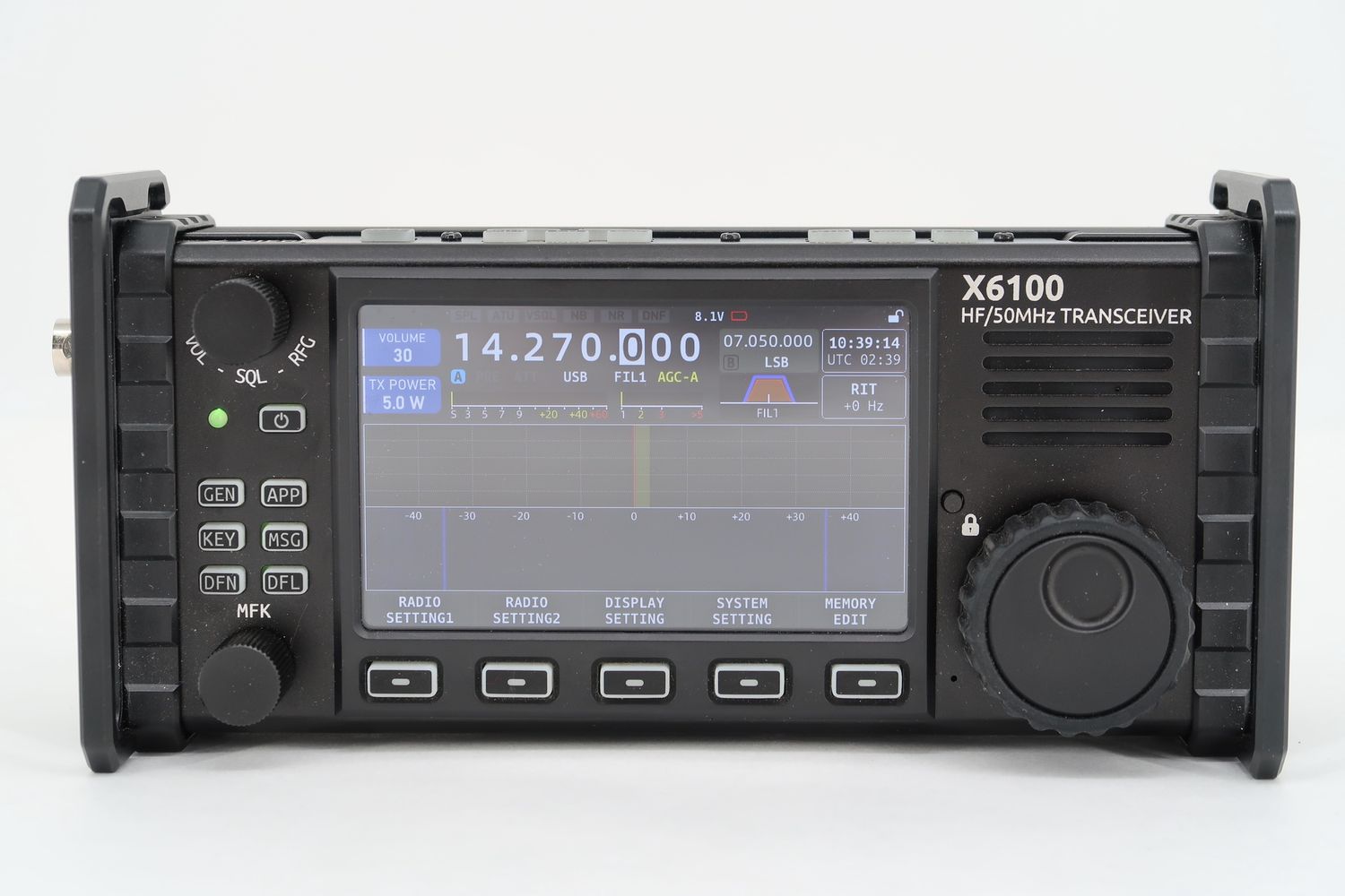 U19397 Used Xiegu X6100 HF/6m Ultra Portable Compact Transceiver