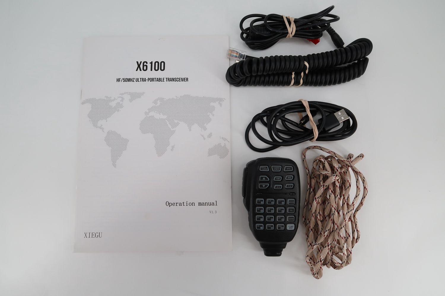 U19397 Used Xiegu X6100 HF/6m Ultra Portable Compact Transceiver