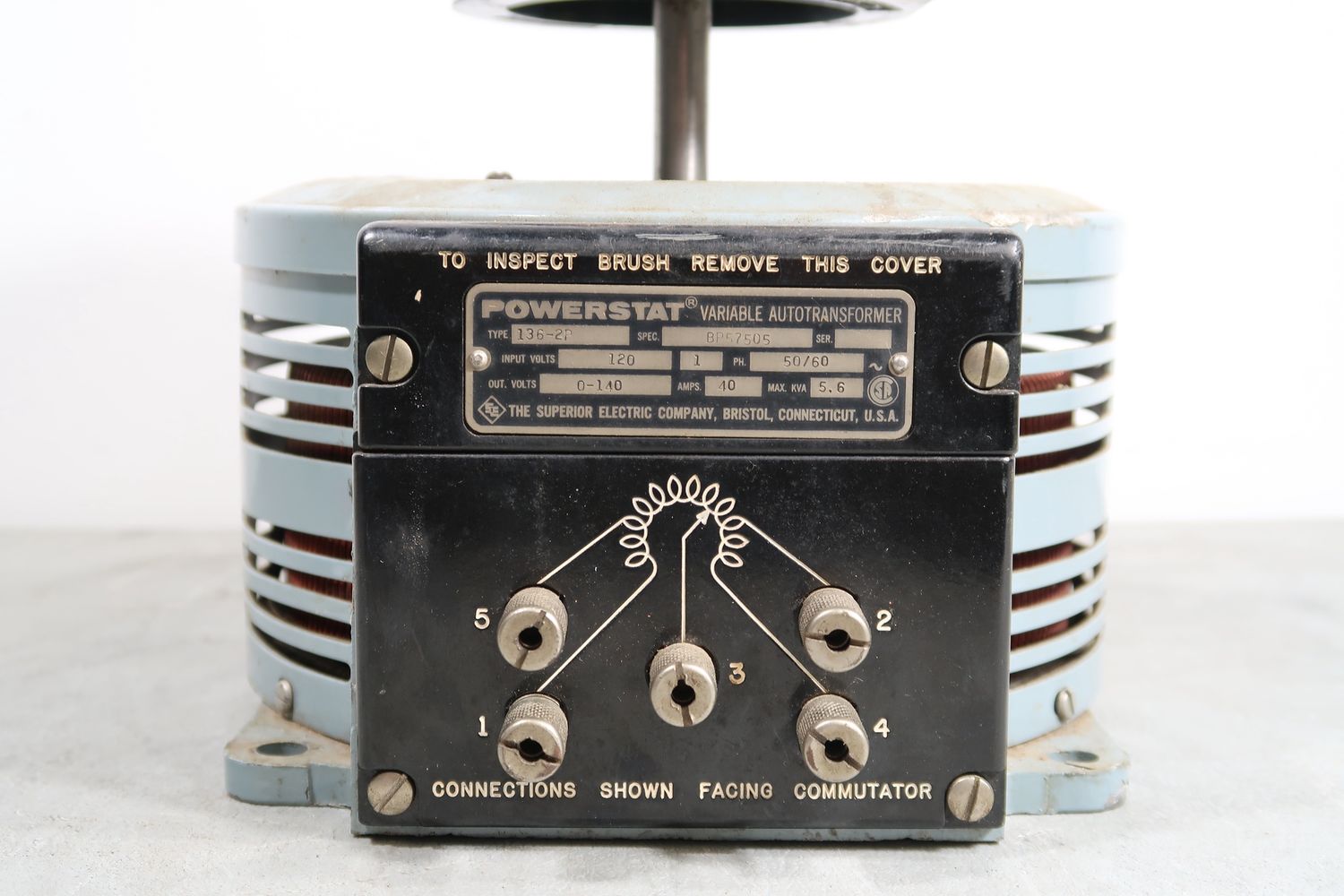 U19405 Used Powerstat 136-2P Variable Variac Autotransformer