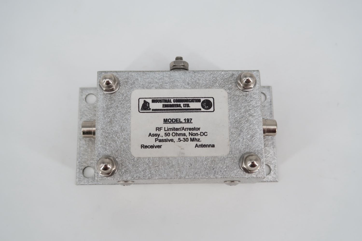 U19448 Used Industrial Communications Engineers Model 197 RF Limiter/Arrestor