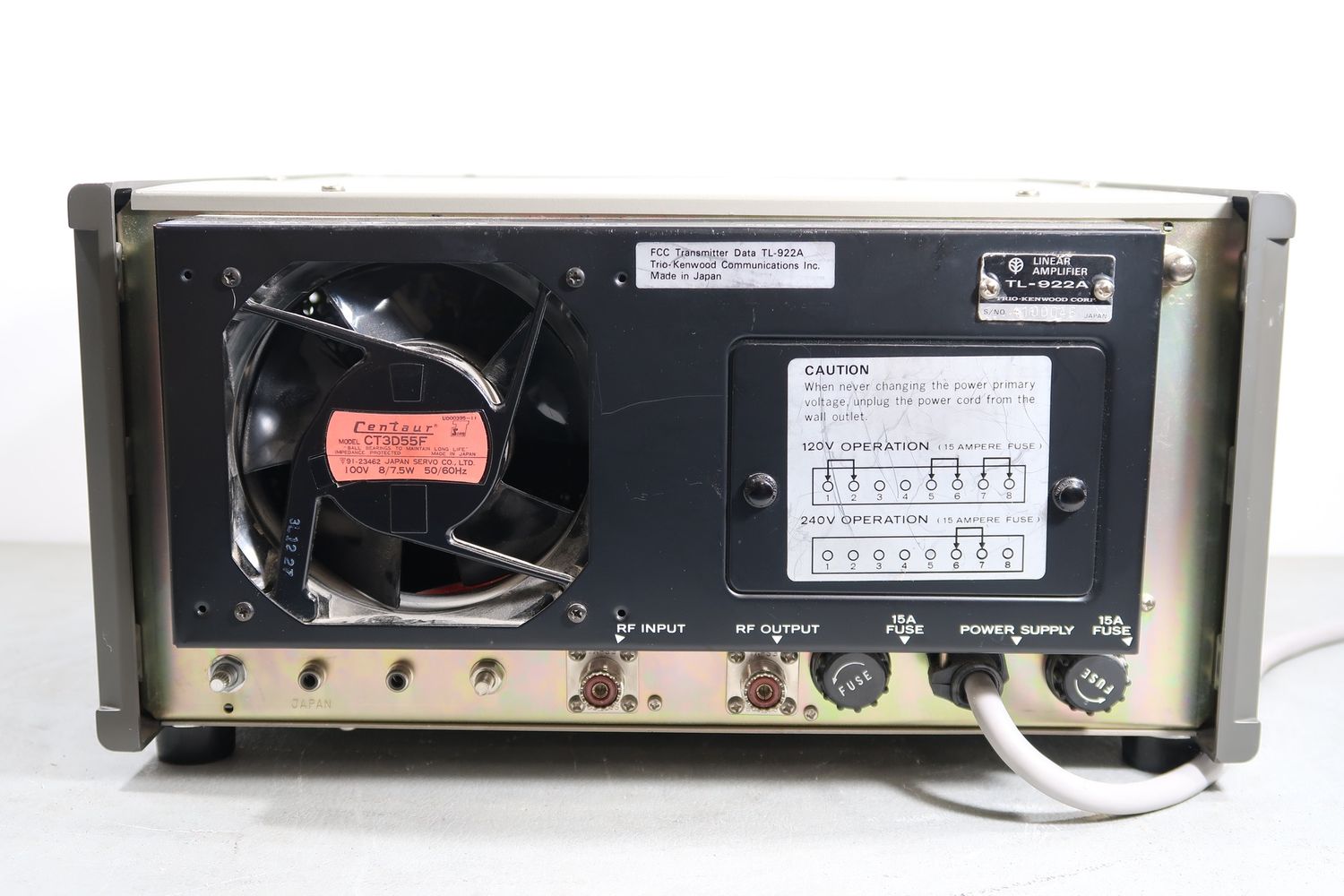 U19505 AS IS Kenwood TL-922A HF Linear Amplifier