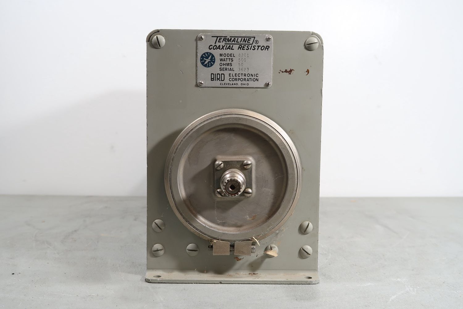 U19506 Used Bird Model 8201Termaline Coaxial Resistor