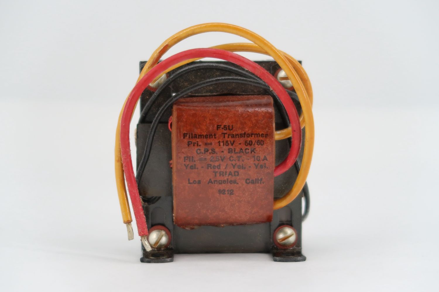 U19540 Used Triad Model F-5U Filament Transformer