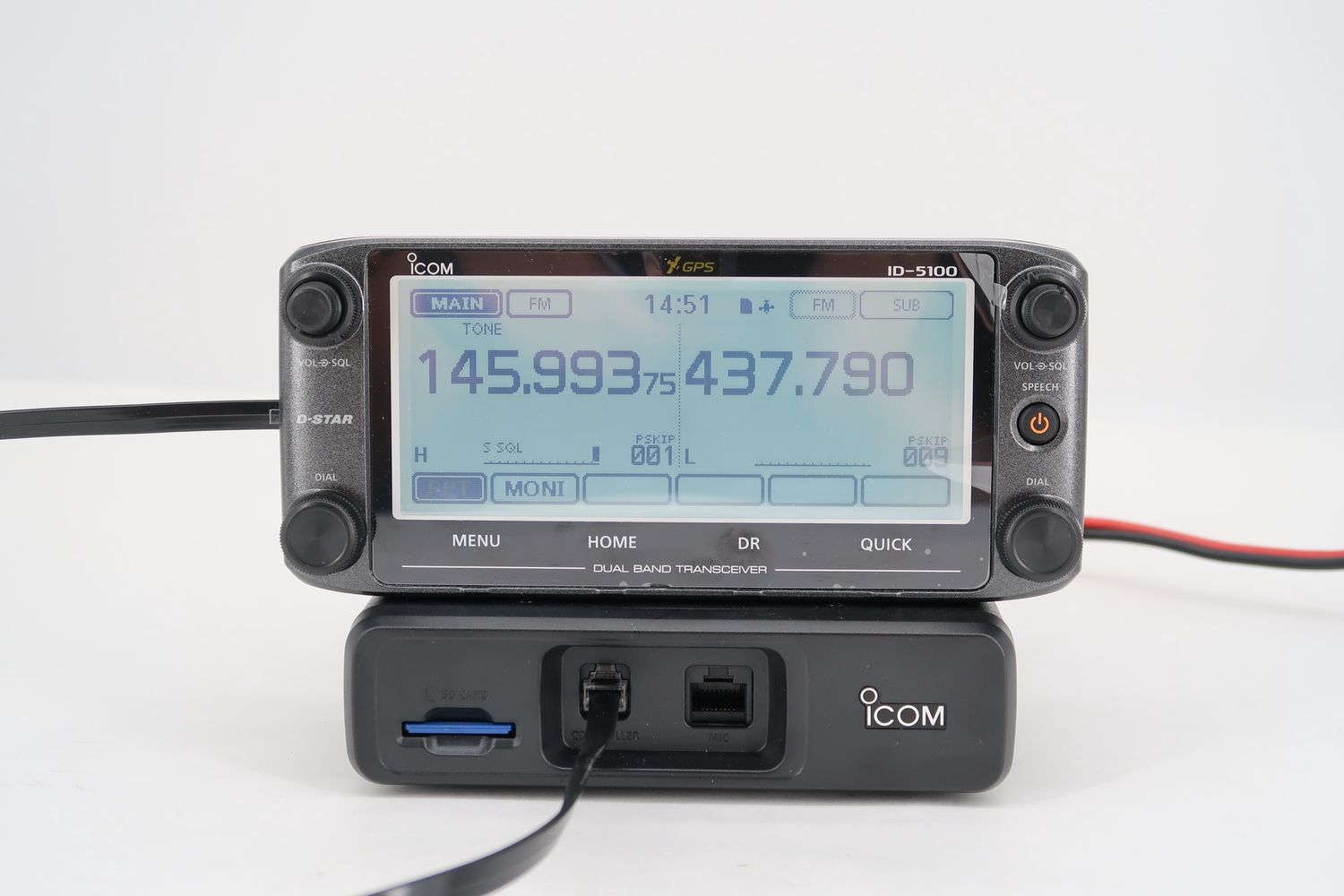 U19538 Used Icom ID-5100A D-Star Dual Band Transceiver