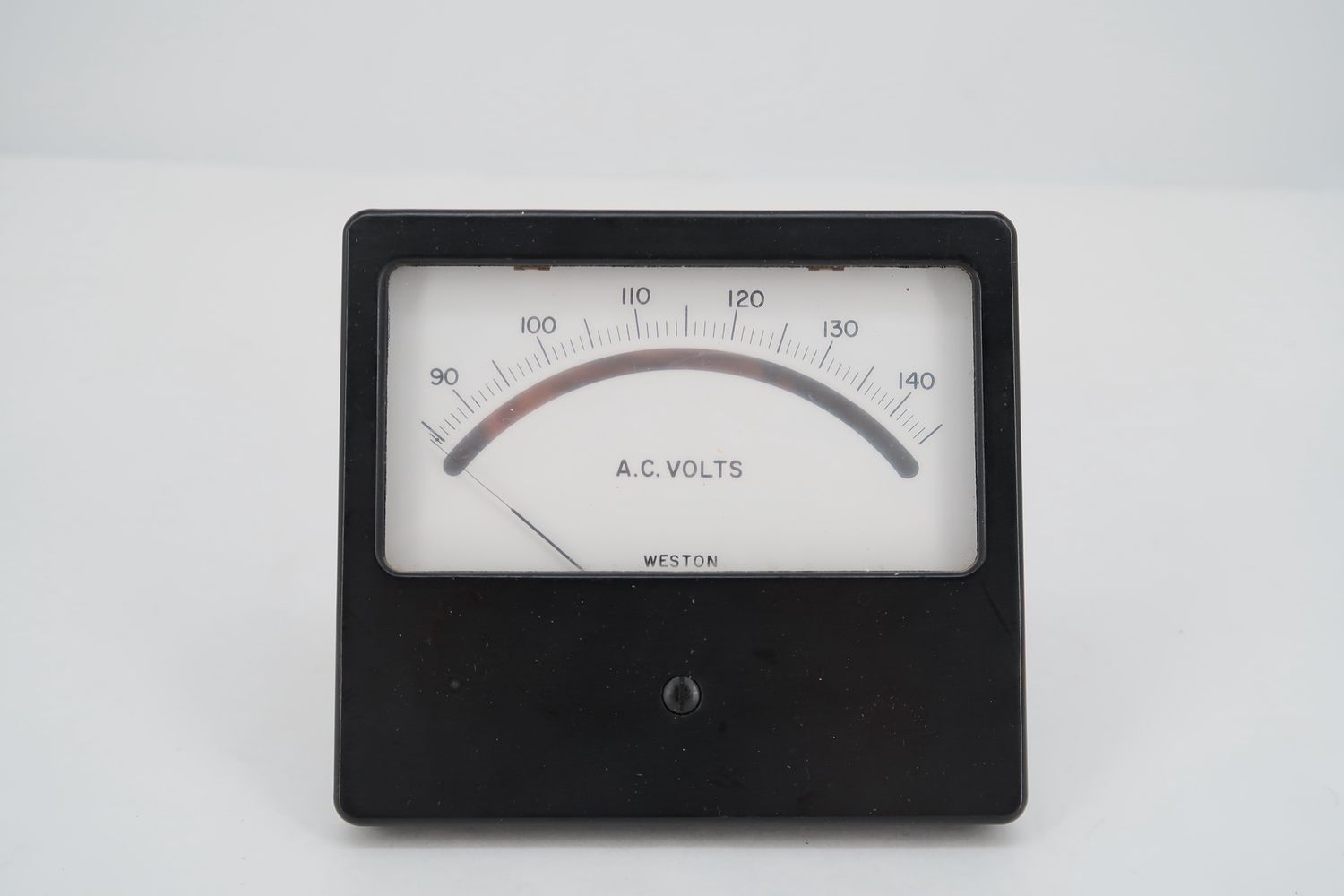 U19551 Used Weston Model 1951T Taut-Band Mechanism Panel AC Volt Meter