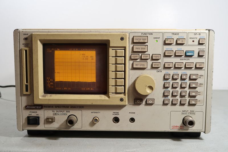 ADVANTEST R3361A スペクトラムアナライザ U19593 AS IS Advantest R3361A Spectrum Analyzer