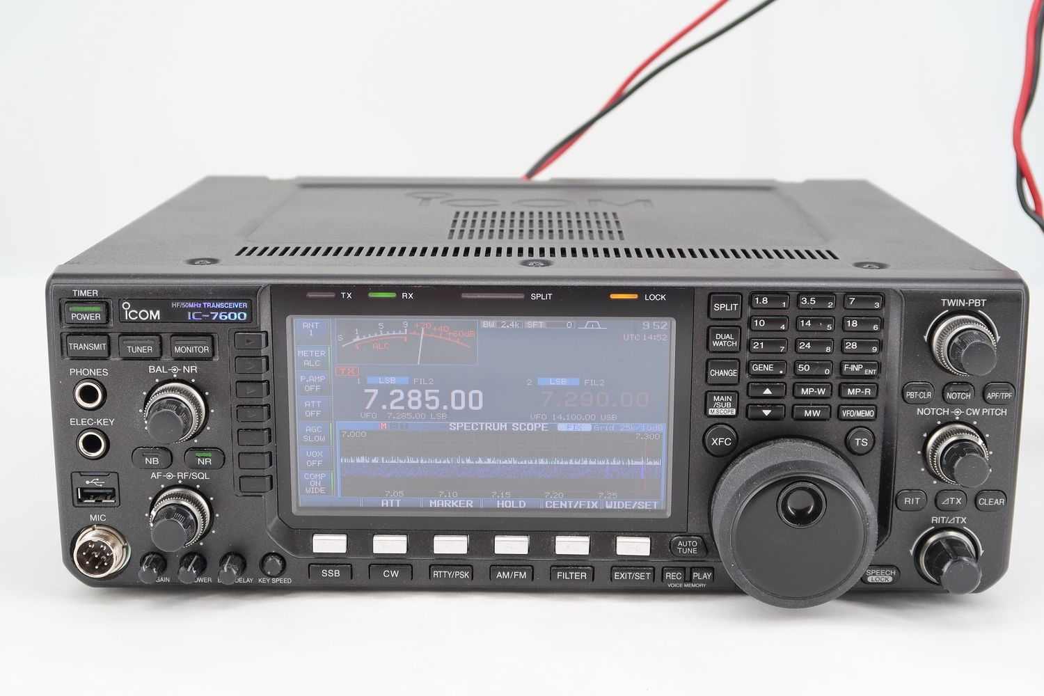 U19642 Used ICOM IC-7600 Amateur HF/ 50MHz Transceiver