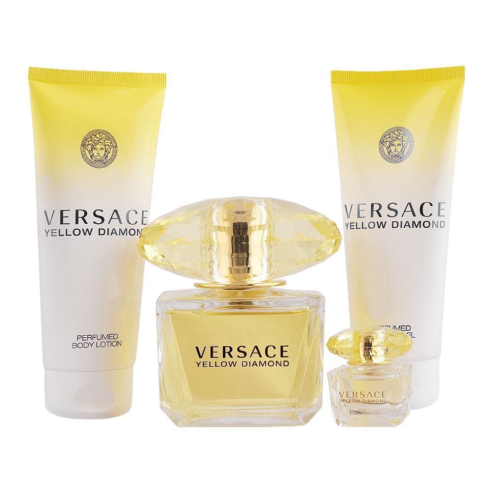 SET OF VERSACE YELLOW DIAMOND