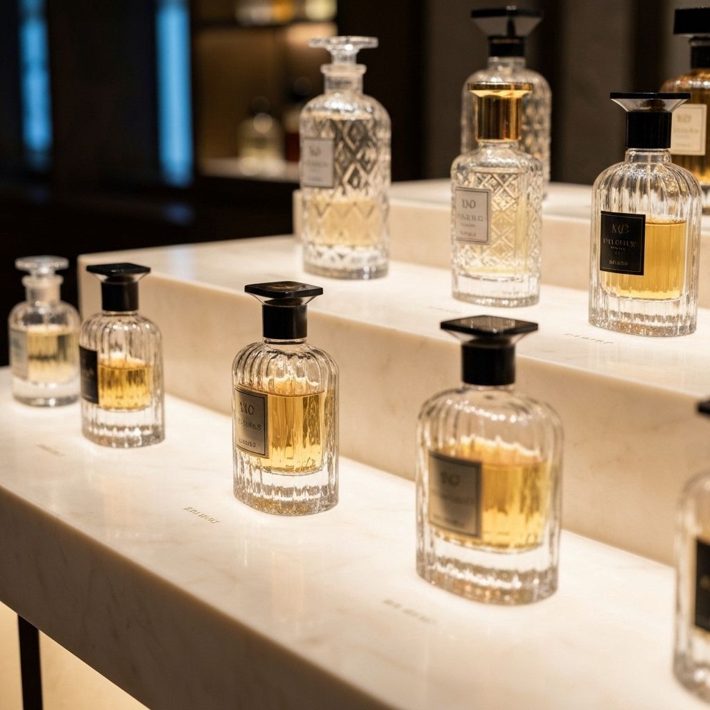 Luxury perfume collection