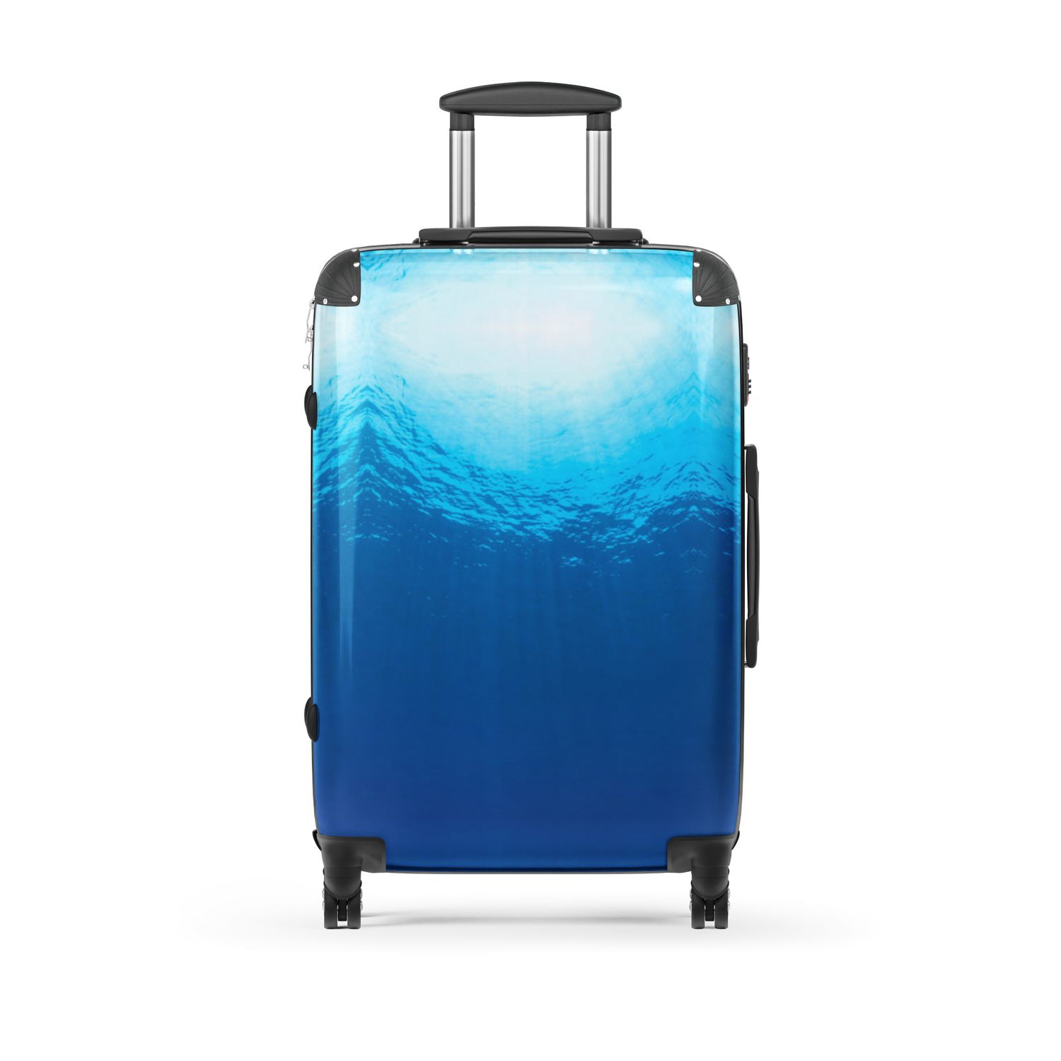 Sunlight &amp; Blue Water Ombre Hard-shell suitcase