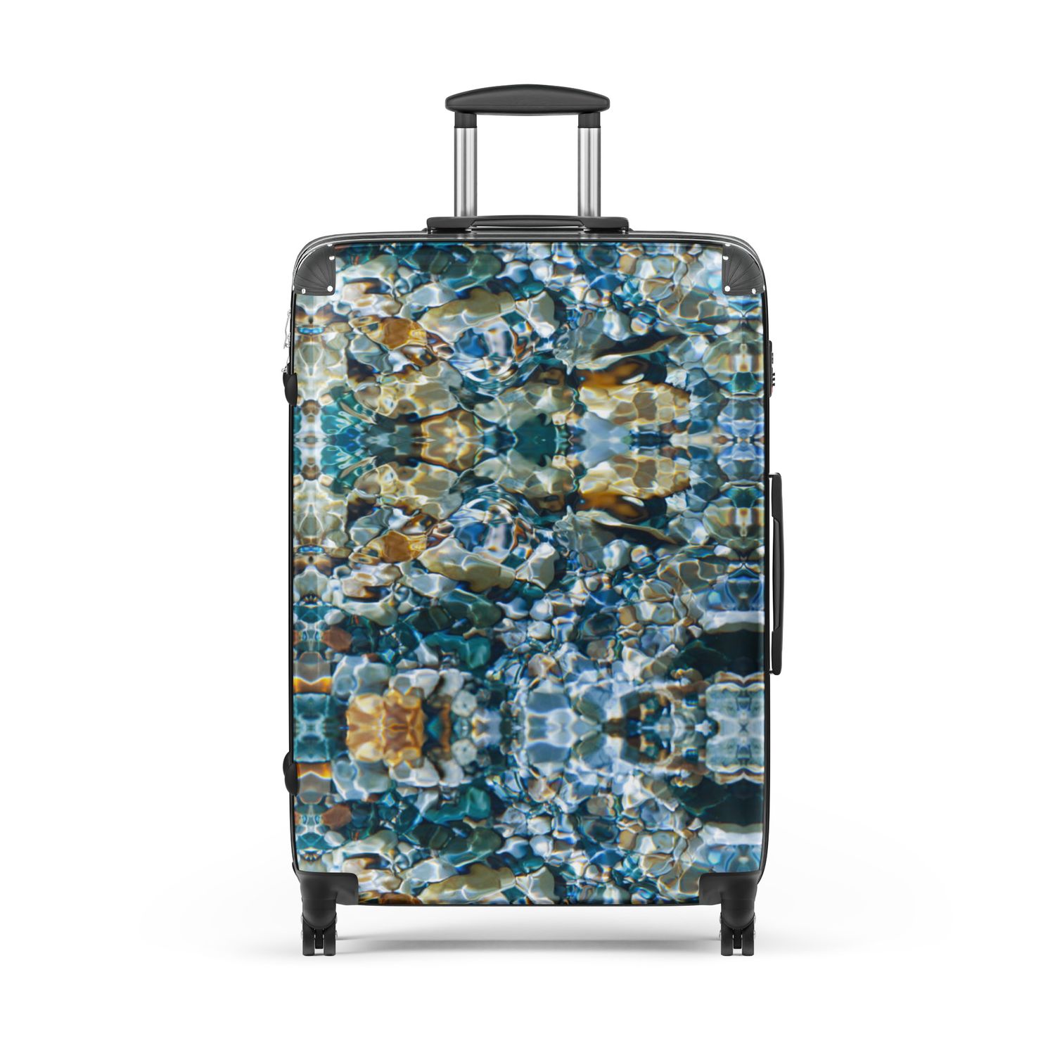 Gray Riverstone Ombre Hard-shell suitcase