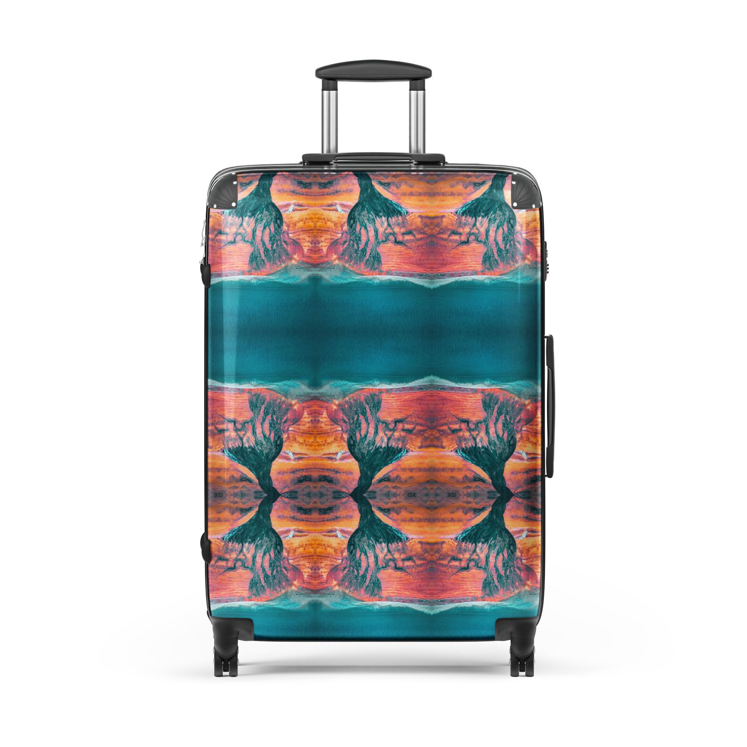 Trees and Blue Water Hard-shell suitcase
