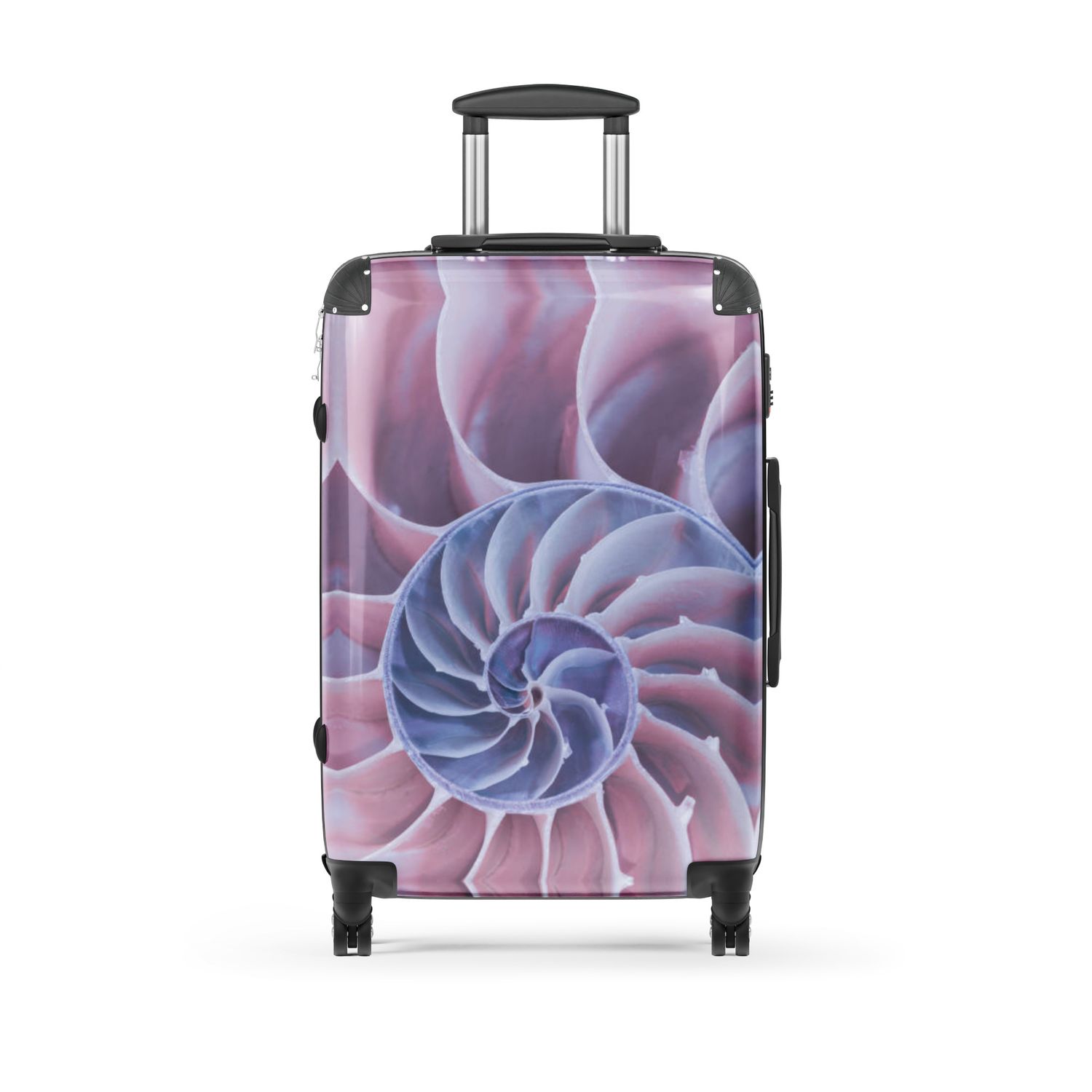 Purple Seashells Hard-shell suitcase