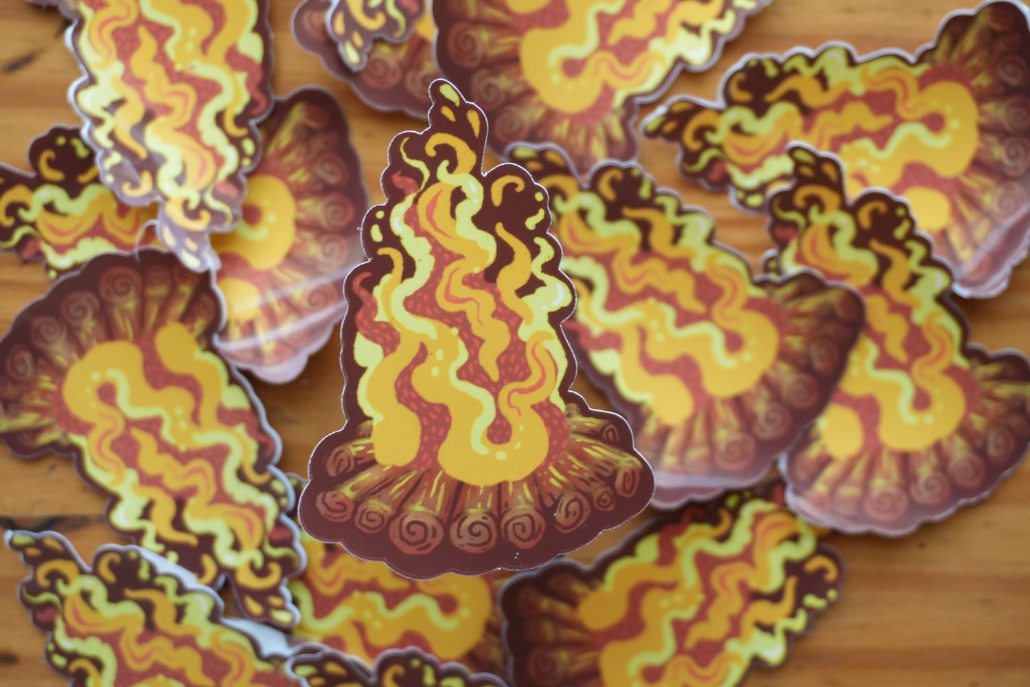 Campfire Sticker