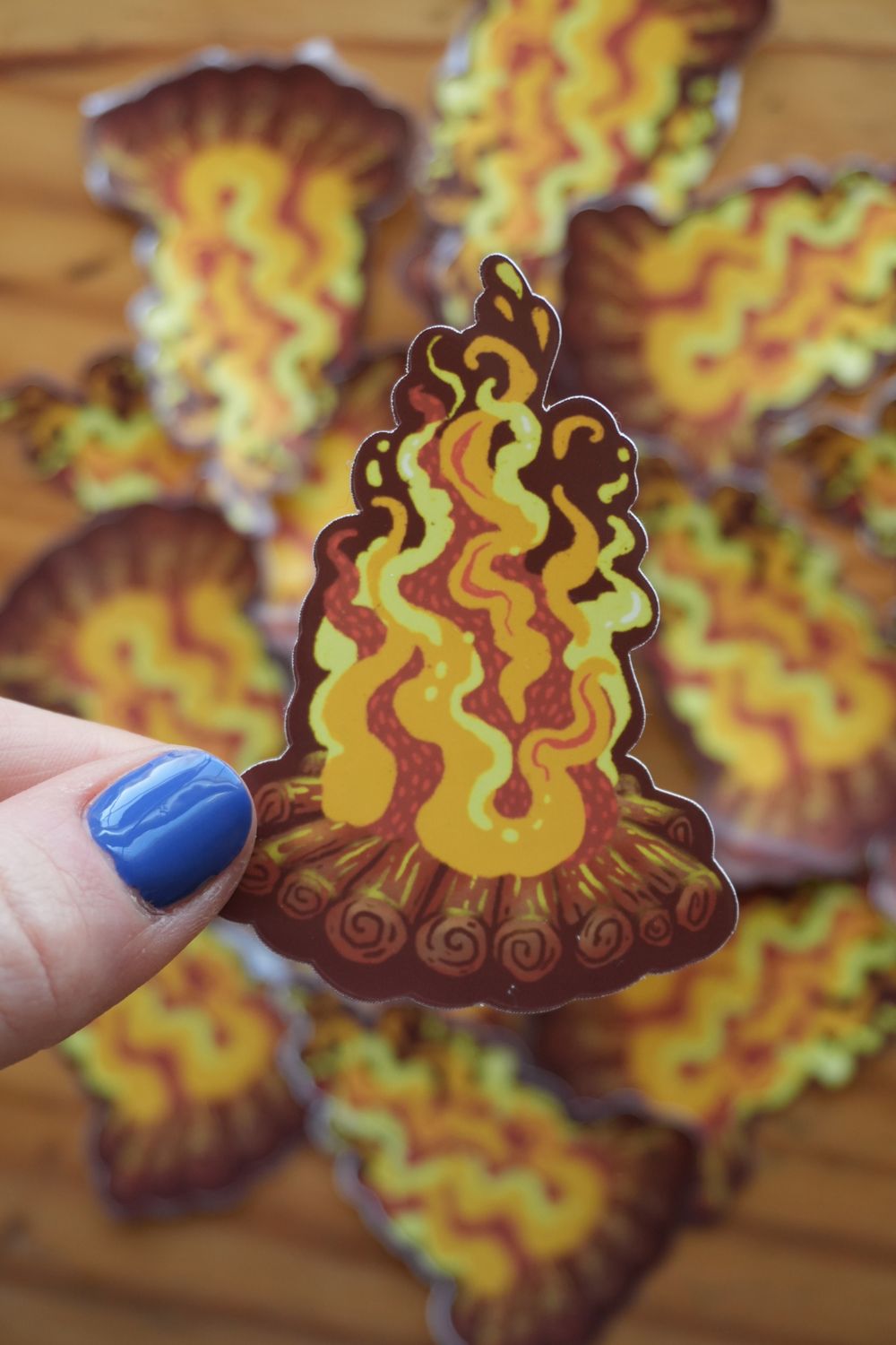 Campfire Sticker