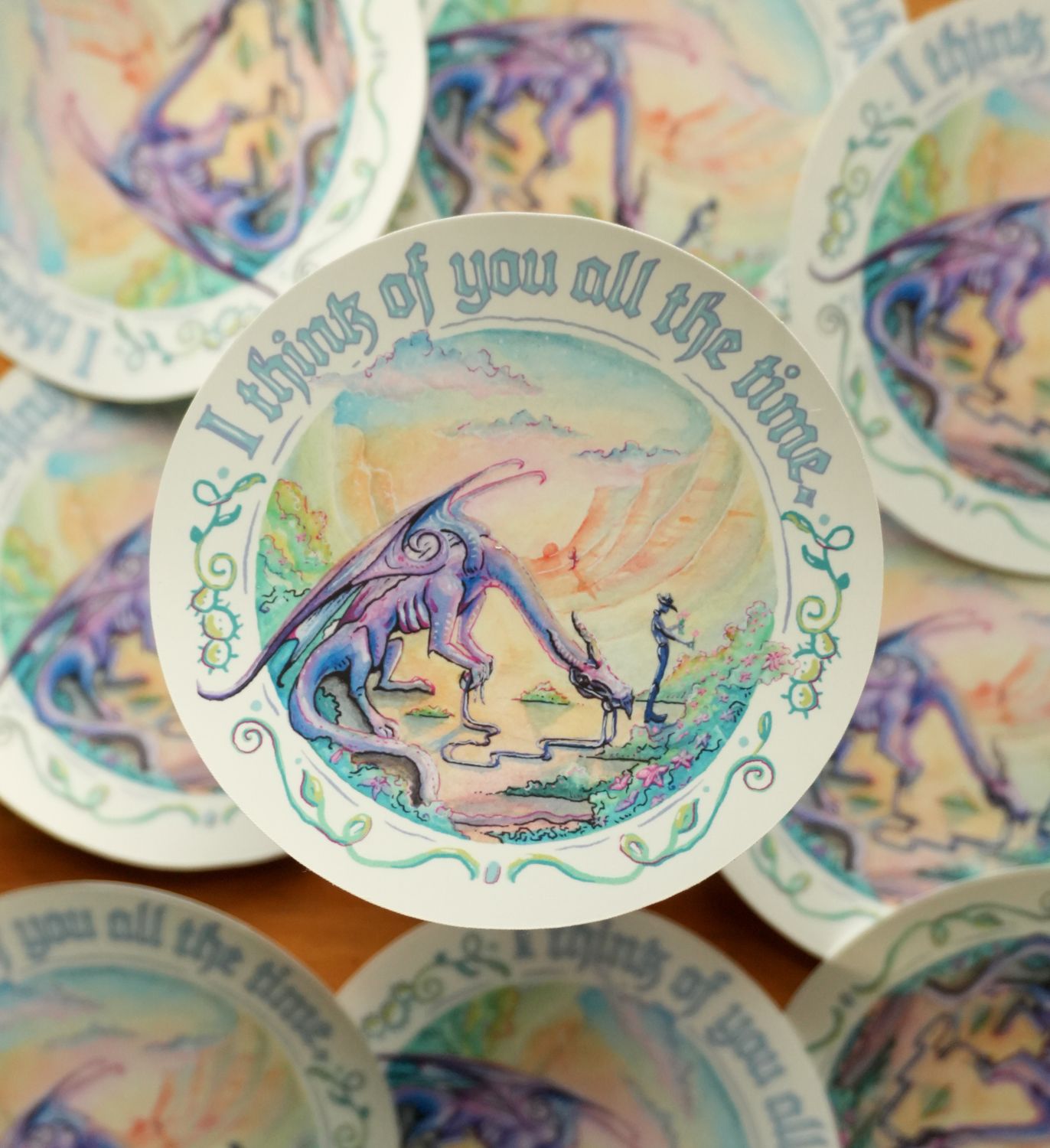 I Think of You Sticker