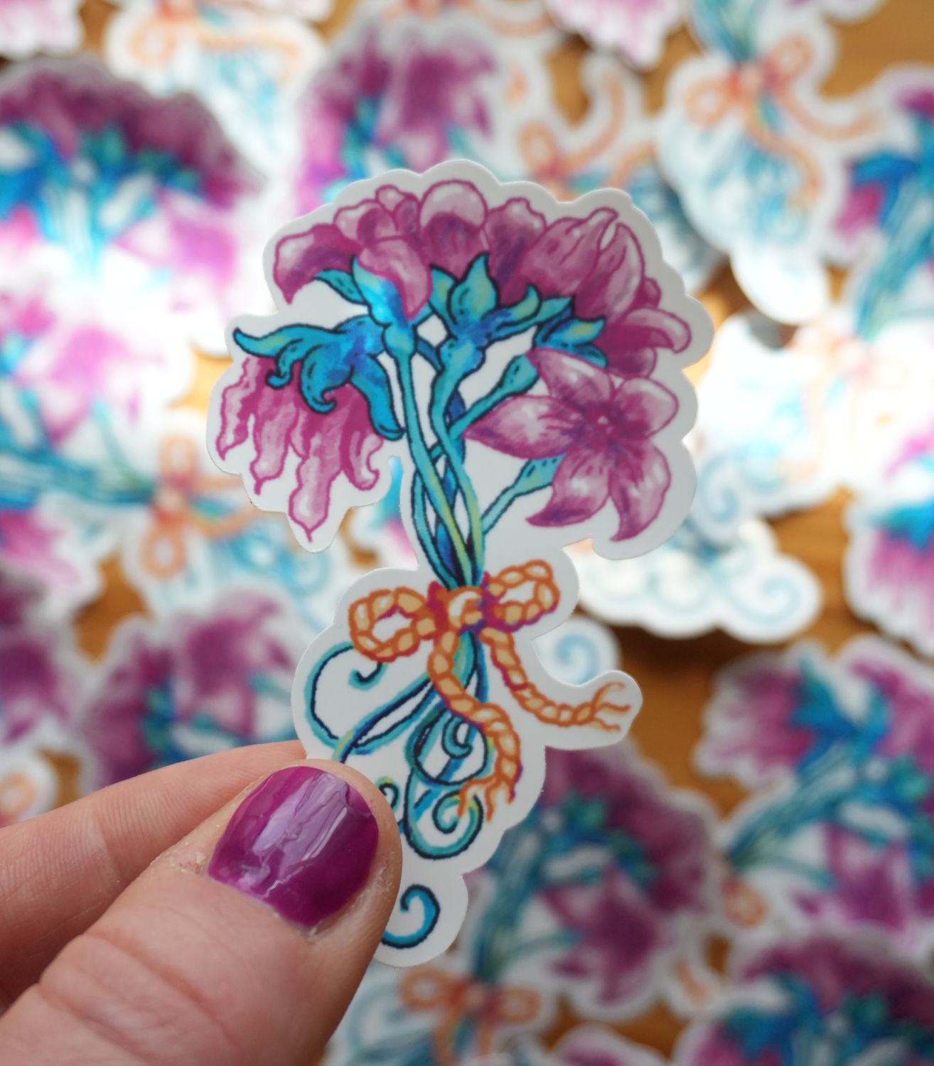Flower Sticker