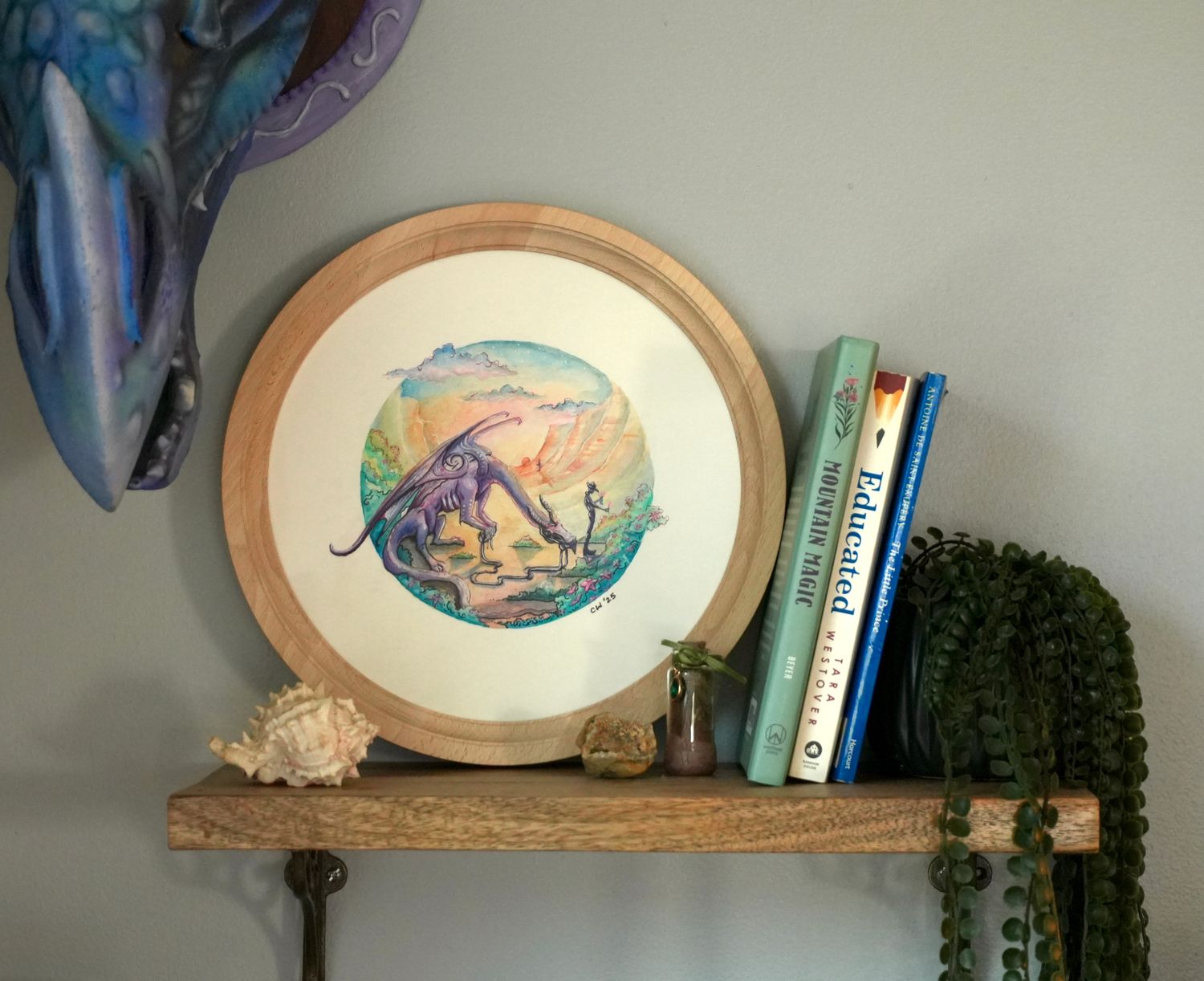 The Garden - FRAMED Original Painting