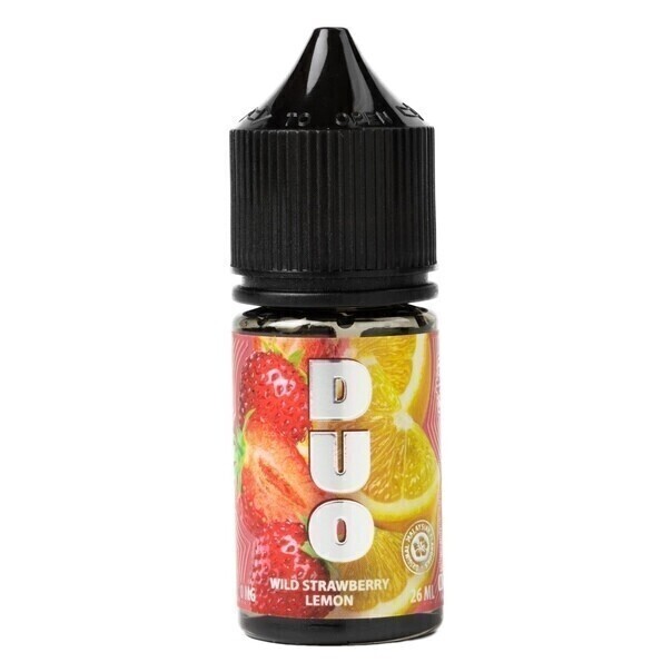 DUO SALT BY COTTON CANDY: WILD STRAWBERRY LEMON 30ML 20MG STRONG