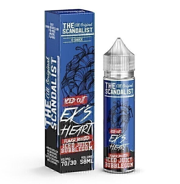 THE SCANDALIST: EX'S HEART ICED OUT 58ML 0MG