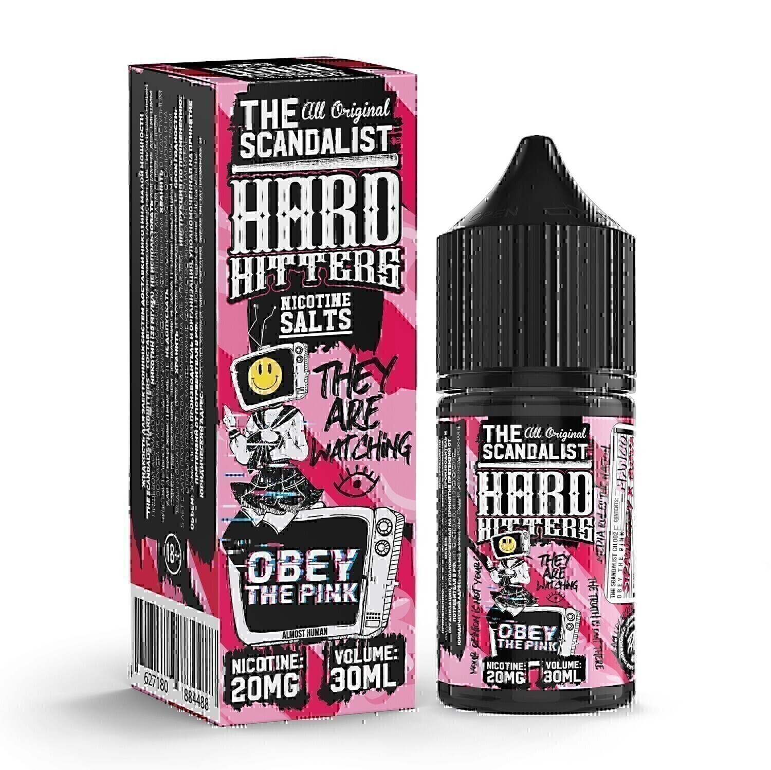THE SCANDALIST SALT: OBEY THE PINK 30ML 20MG STRONG