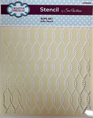 Rope Net Stencil 8x8
