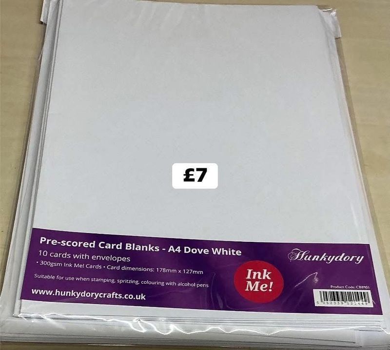 A4  Card and Envelopes pk 10