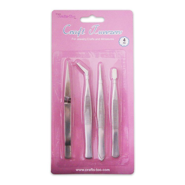 Crafts Too Tweezer Pack (4 items)