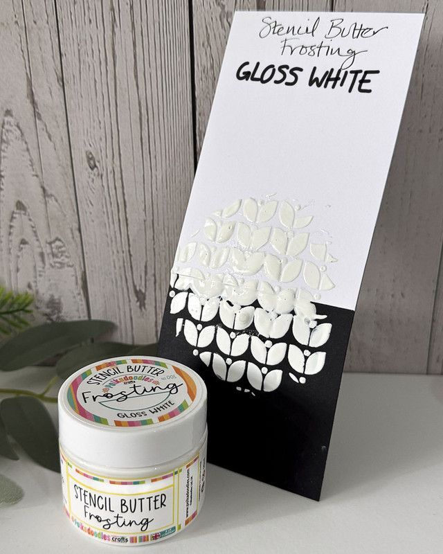 Stencil Butter  Gloss White Stencil Butter  Gloss White