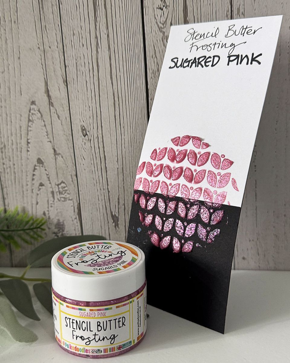 Stencil Butter Sugared Pink Stencil Butter Sugared Pink