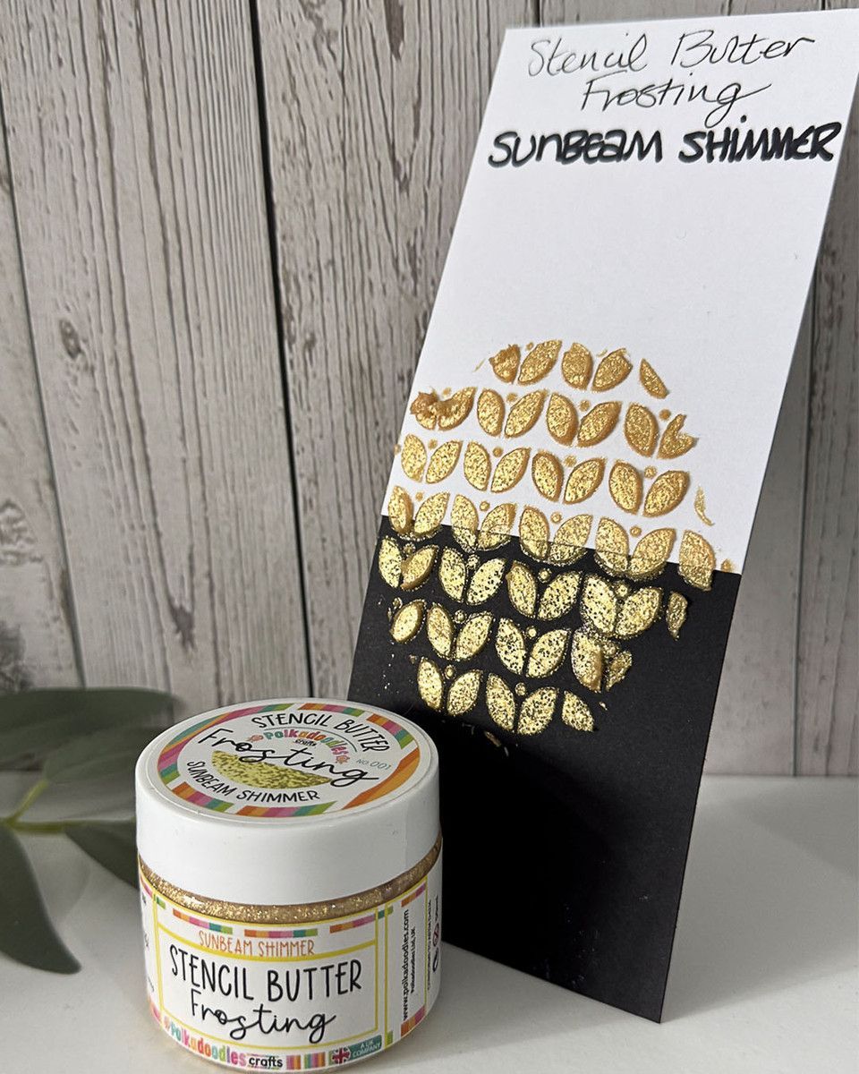 Stencil Butter Sunbeam Shimmer Stencil Butter Sunbeam Shimmer
