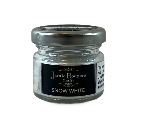 Jamie Rodgers Crafts Metallic Wax Snow White 20g Jamie Rodgers Crafts Metallic Wax Snow White 20g