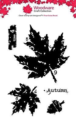 Dried Leaves A7 Clear Stamp Set
