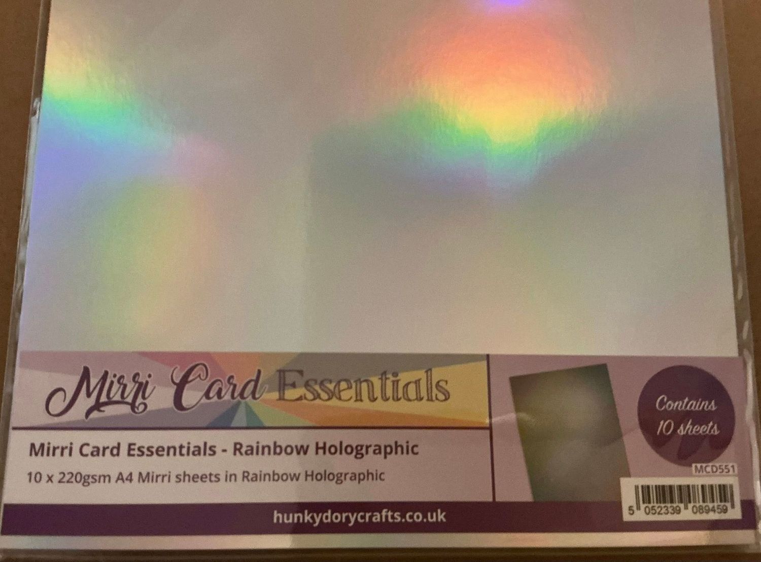 Rainbow Holographic 10PK A4
