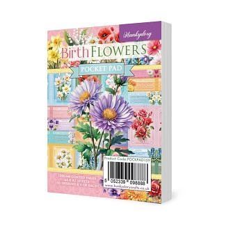 Birth Flowers A7 Pocket Pad Birth Flowers A7 Pocket Pad
