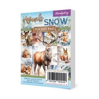 Animals in the snow A7 Pocket Pad Animals in the snow A7 Pocket Pad