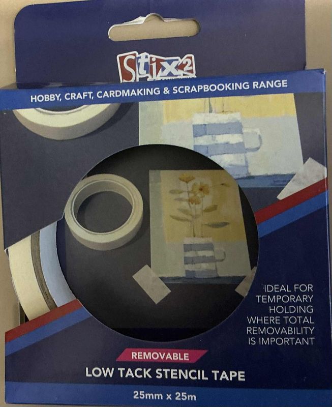 Stix 2 Low tack Stencil tape Stix 2 Low tack Stencil tape
