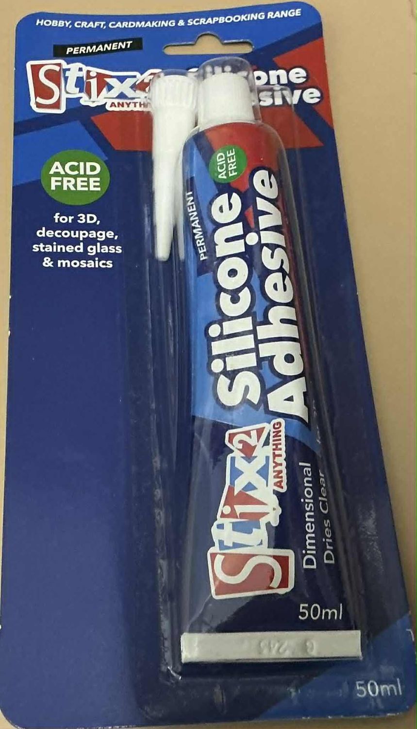 Stix 2 Silicone Adhesive for decoupage. Stix 2 Silicone Adhesive for decoupage.