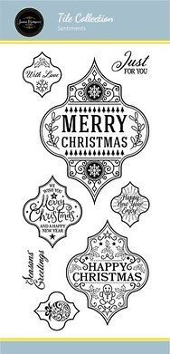 Happy Christmas DL Stamp