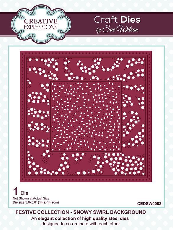 Snowy Swirl Background