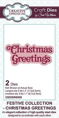 Christmas Greetings Die