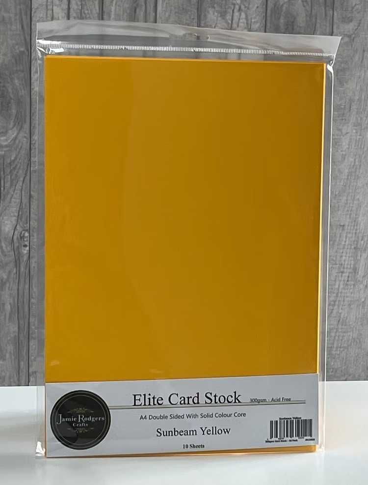 Sunbeam Yellow A4 Colour Core Card 300gsm